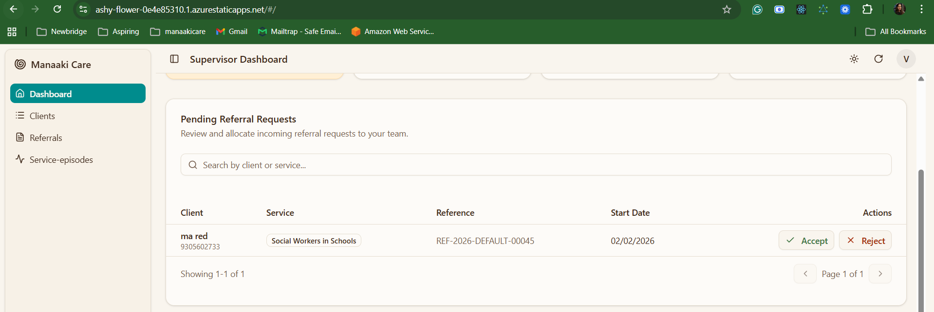 Pending Referral Requests